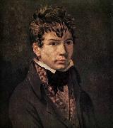 Jacques-Louis  David Portrait of Ingres oil painting artist